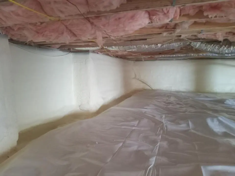 Crawl space encapsulation with closed-cell spray foam for Spray Foam Roofing in Lahaina